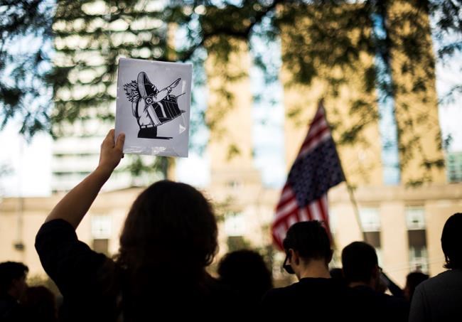 Demonstrators rally in Toronto in solidarity with Charlottesville | iNFOnews.ca