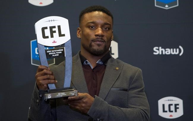 Calgary's Roy Finch captures CFL's top special-teams player award | iNFOnews.ca