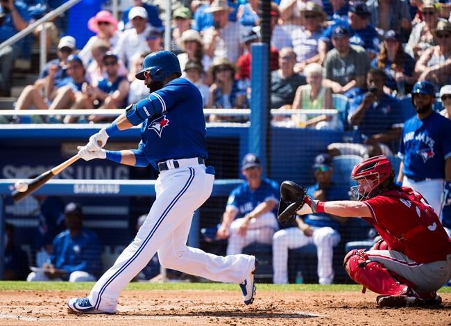 Bautista smacks three-run homer, Blue Jays draw Phillies 8-8 in pre-season game | iNFOnews.ca Bautista smacks three-run homer, Blue Jays draw Phillies 8-8 in pre-season game | iNFOnews.ca