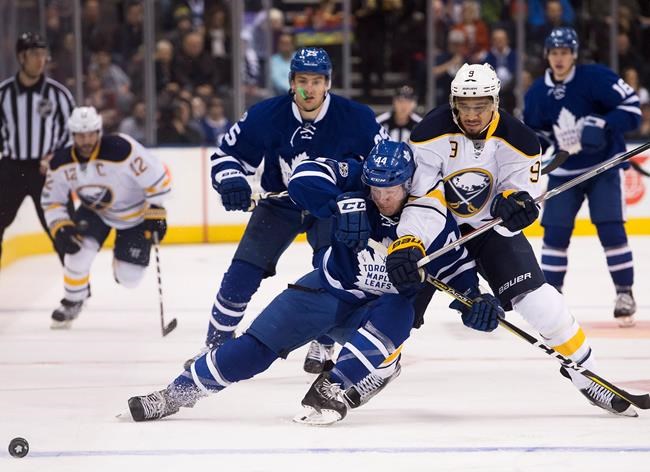 Morgan Rielly leaves Maple Leafs game against Sabres with injury | iNFOnews.ca Morgan Rielly leaves Maple Leafs game against Sabres with injury | iNFOnews.ca
