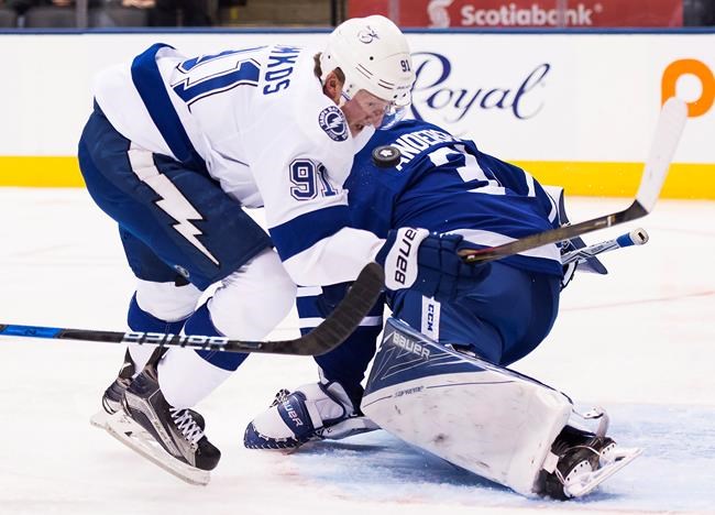 Andersen's early season woes continue with career-high 7-goal shelling vs. Tampa | iNFOnews.ca