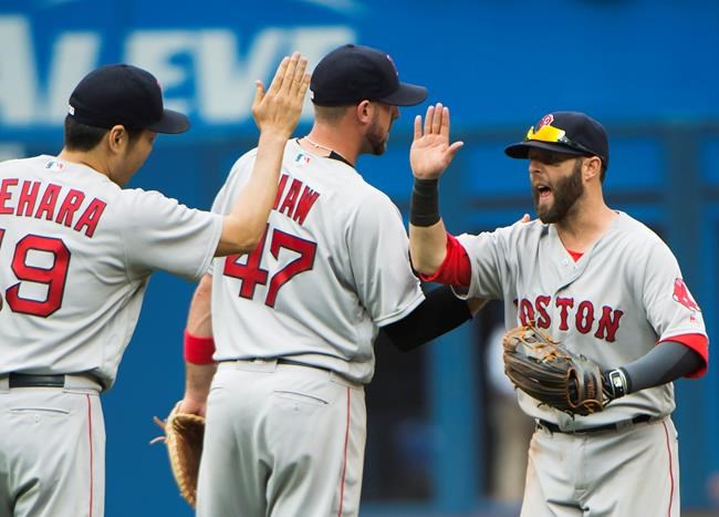 Pedroia's extra inning ground-rule double helps Red Sox avoid sweep against Jays | iNFOnews.ca