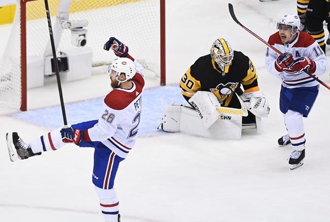 Carey Price shines, Jeff Petry scores in OT as Canadiens stun Penguins | iNFOnews.ca