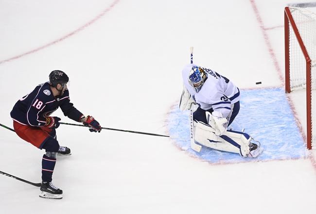 Dubois, Blue Jackets down Leafs 4-3 in overtime to grab 2-1 series lead | iNFOnews.ca