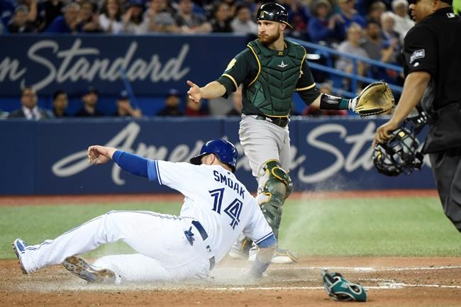 Oakland Athletics belt three homers in 10-5 win over Toronto Blue Jays | iNFOnews.ca Oakland Athletics belt three homers in 10-5 win over Toronto Blue Jays | iNFOnews.ca