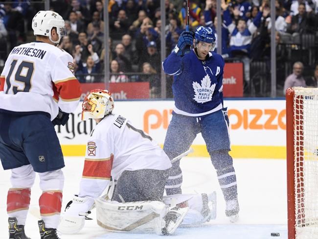 John Tavares scores four times to lead Maple Leafs over Panthers 7-5 | iNFOnews.ca