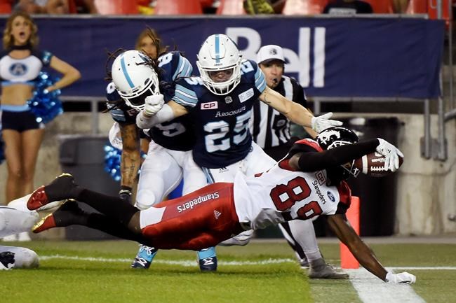 Mitchell, Finch lead Stampeders to solid 41-24 road victory over Argonauts | iNFOnews.ca