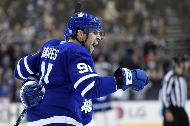 Leafs connect on the power play, Tavares scores in OT as Toronto downs Vegas 2-1 | iNFOnews.ca Leafs connect on the power play, Tavares scores in OT as Toronto downs Vegas 2-1 | iNFOnews.ca