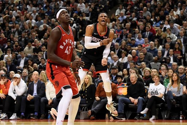 Raptors handle Harden but can't corral rest of Rockets in home loss | iNFOnews.ca