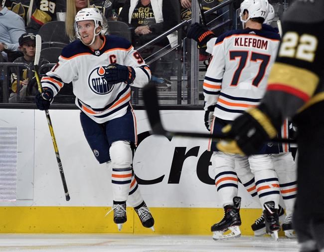 McDavid scores 2 to lead Oilers past Vegas, 4-2 | iNFOnews.ca