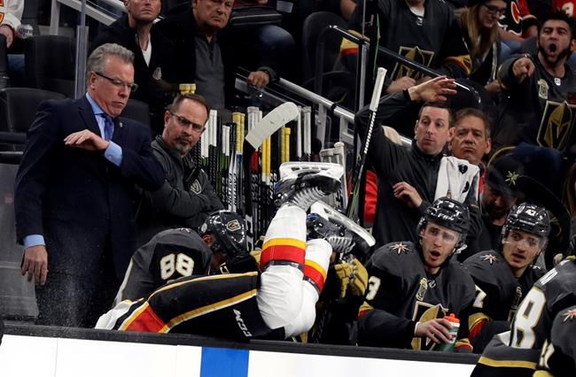 Tuch gets tiebreaker in 2nd, Golden Knights beat Flames 7-3 | iNFOnews.ca Tuch gets tiebreaker in 2nd, Golden Knights beat Flames 7-3 | iNFOnews.ca