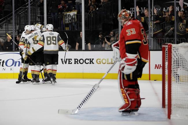 Tuch, Fleury help Golden Knights beat Flames 2-0 | iNFOnews.ca