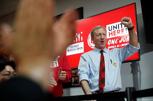 Steyer, buoyed by polling, makes campaign swing in Nevada | iNFOnews.ca Steyer, buoyed by polling, makes campaign swing in Nevada | iNFOnews.ca