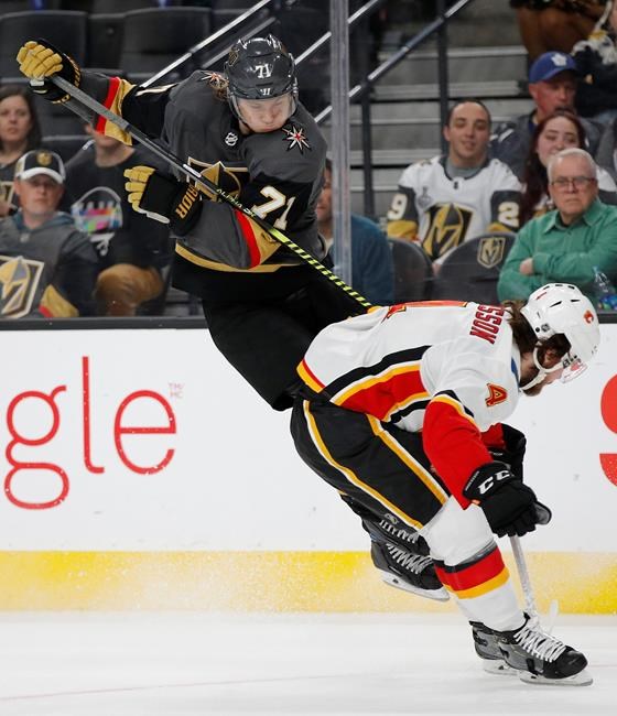 Engelland helps Vegas beats Flames for 5th straight win | iNFOnews.ca