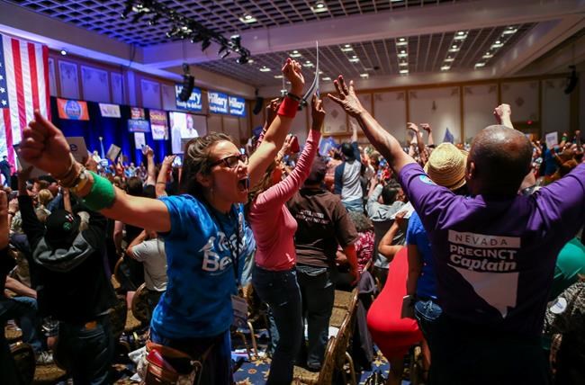Nevada Democrats: Sanders campaign has violent streak | iNFOnews.ca CP387718013