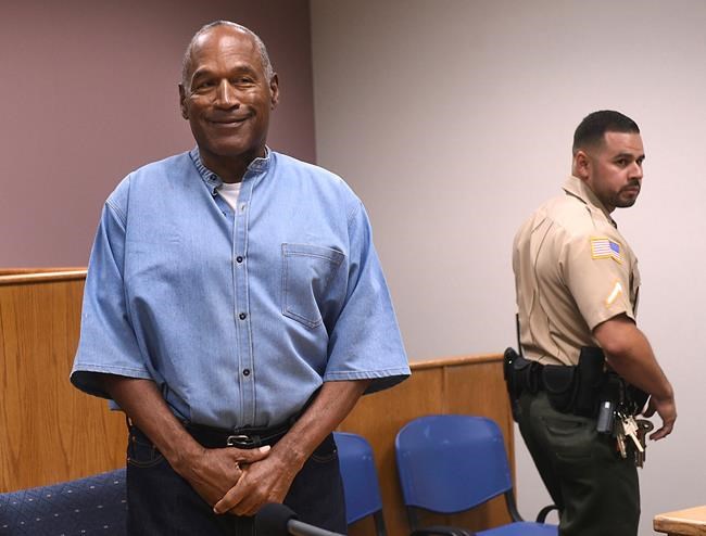 The Latest: Florida attorney general doesn't want OJ | iNFOnews.ca