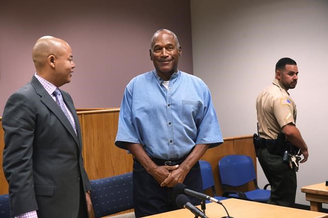 The Latest: OJ Simpson is granted parole in armed robbery | iNFOnews.ca