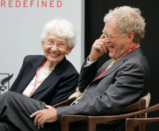 David Letterman's mom, who became unlikely star, dies at 95 | iNFOnews.ca David Letterman's mom, who became unlikely star, dies at 95 | iNFOnews.ca