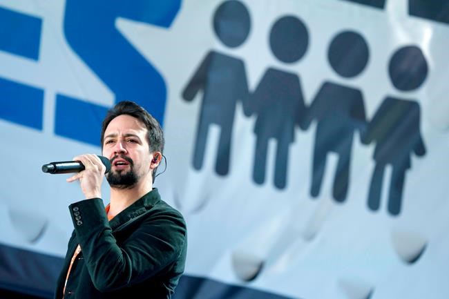 Lin-Manuel Miranda has shingles, quarantined from baby son | iNFOnews.ca