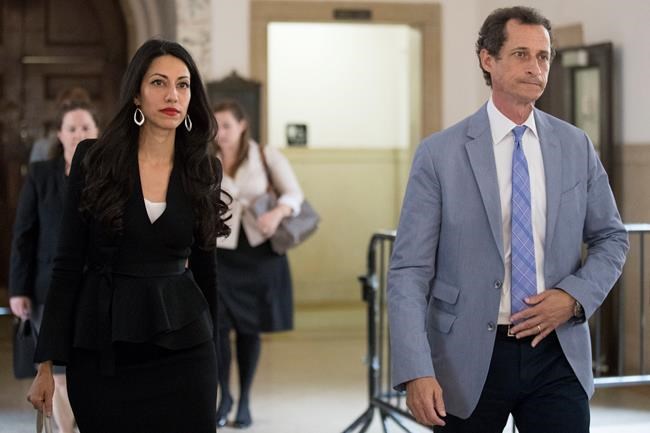 Anthony Weiner, Huma Abedin to settle divorce privately | iNFOnews.ca