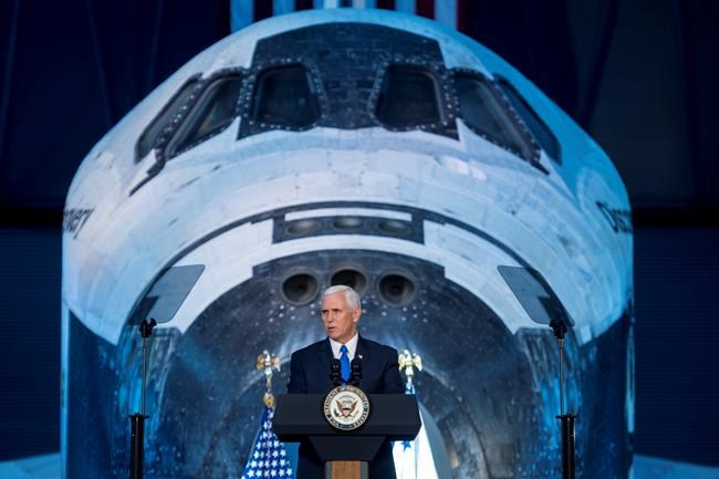 Pence pledges that US will go to the moon, Mars and beyond | iNFOnews.ca CP1639169176