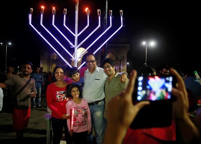 Public Hanukkah menorah lightings in cities around the world | iNFOnews.ca