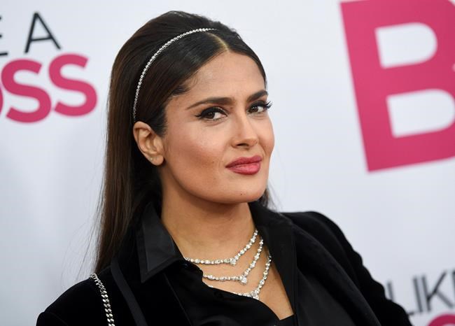 Salma Hayek apologizes for praising controversial new novel | iNFOnews.ca CP231592186