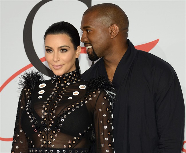 Kim Kardashian West and Kanye West choose the name Saint West for North's younger brother | iNFOnews.ca CP35603328