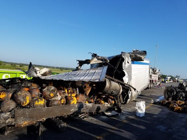 Early Halloween highway horror: Flaming pumpkins jam traffic | iNFOnews.ca