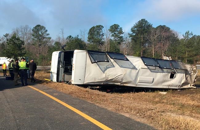 The Latest: Authorities charge bus driver in fatal crash | iNFOnews.ca