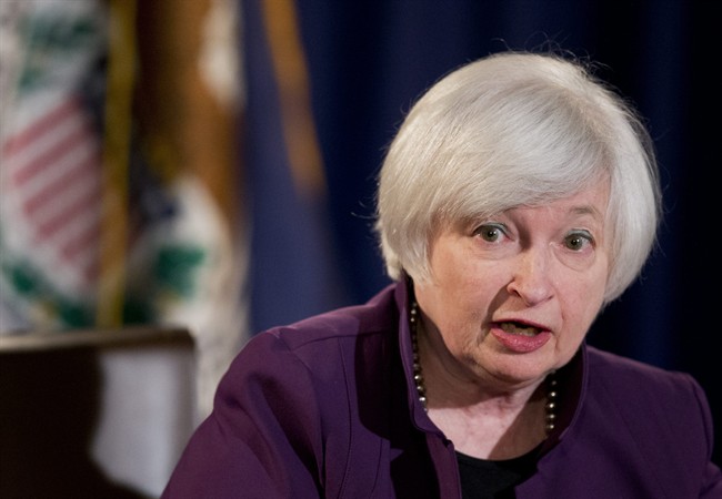 Yellen expects Fed to start rate hikes this year but stresses concerns about US economy. | iNFOnews.ca CP33789129