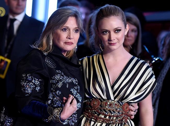 Billie Lourd speaks out on deaths of mother, grandmother | iNFOnews.ca CP529046485