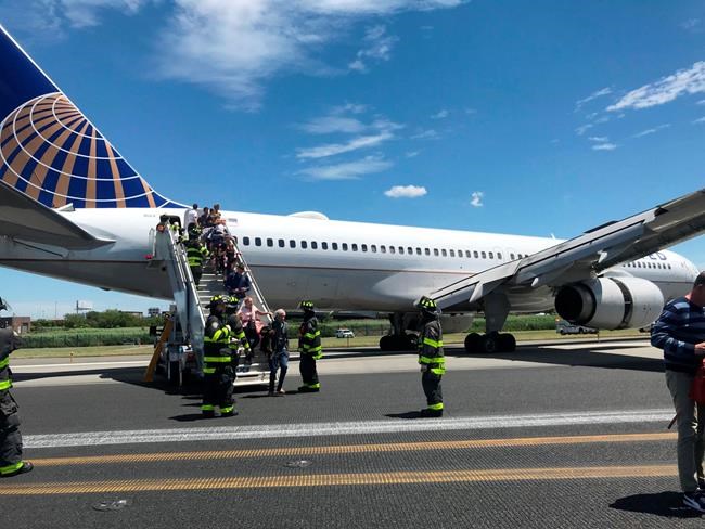 Plane landing at Newark airport blows tires, skids on runway | iNFOnews.ca Plane landing at Newark airport blows tires, skids on runway | iNFOnews.ca