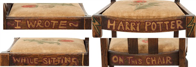 Harry Potter author's chair sells for $394,000 at auction | iNFOnews.ca CP36996896