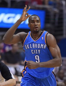 Injured Thunder forward Serge Ibaka to start Game 3 | iNFOnews.ca