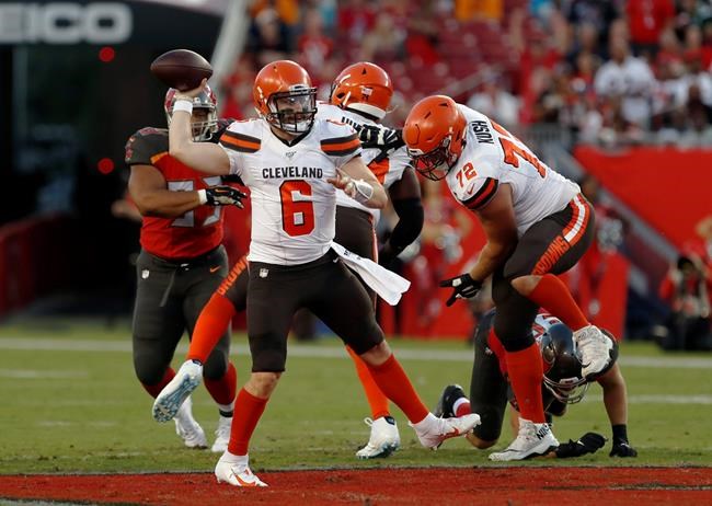 Home turf: Browns' Mayfield to star in ads living in stadium | iNFOnews.ca CP828358399