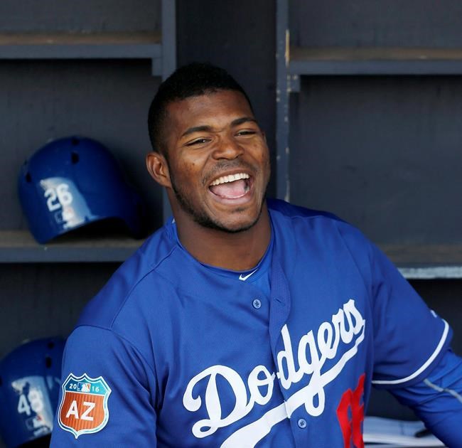 Dodgers "disappointed" by video of Puig partying in minors | iNFOnews.ca CP374883094