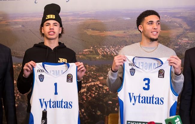 LiAngelo, LaMelo Ball scoreless in pro debut in Lithuania | iNFOnews.ca