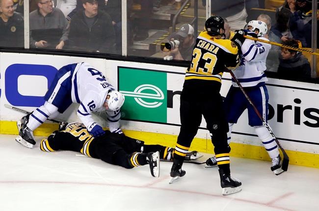 NHL suspends Leafs centre Nazem Kadri three games for hit on Bruins' Wingels | iNFOnews.ca CP1724803820