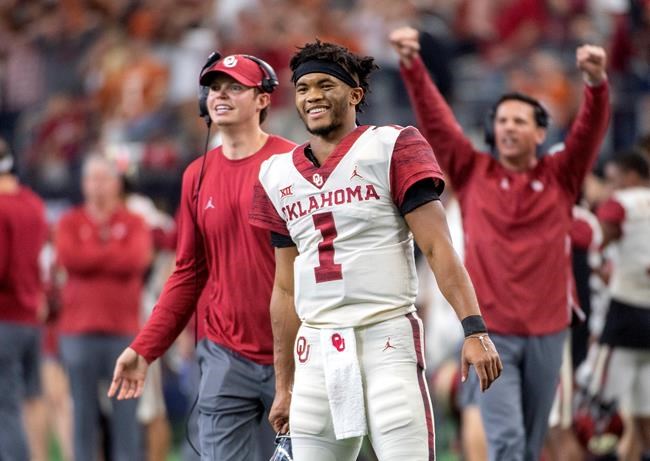 Oklahoma QB Kyler Murray is named the AP Player of the Year | iNFOnews.ca CP85276299