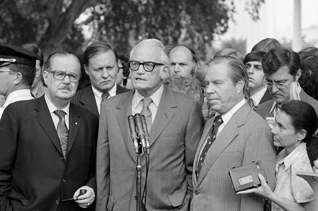 GOP unlikely to reprise role it played in Nixon's 1974 exit | iNFOnews.ca
