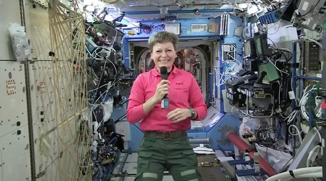 Record-setting astronaut thrilled with bonus time in space | iNFOnews.ca Record-setting astronaut thrilled with bonus time in space | iNFOnews.ca