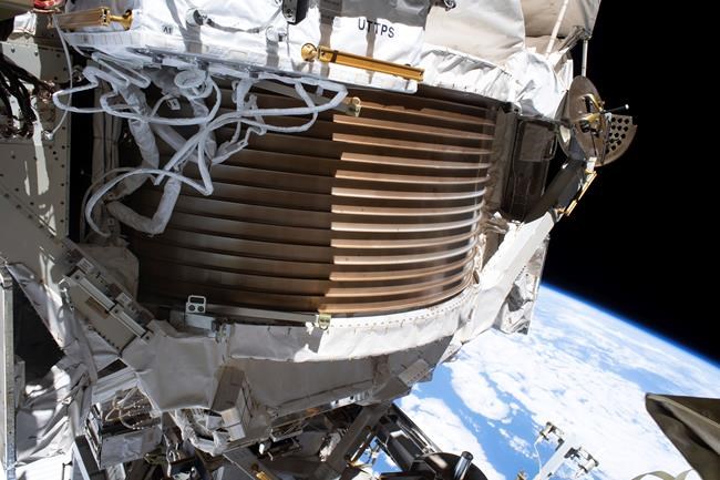 Space station's cosmic detector working after 4 spacewalks | iNFOnews.ca Space station's cosmic detector working after 4 spacewalks | iNFOnews.ca