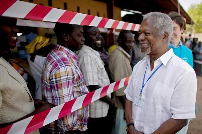 Annan's legacy of fighting for equality and rights lives on | iNFOnews.ca CP684406422