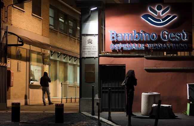 'Pope's hospital' put children at risk as it chased profits | iNFOnews.ca CP429807773