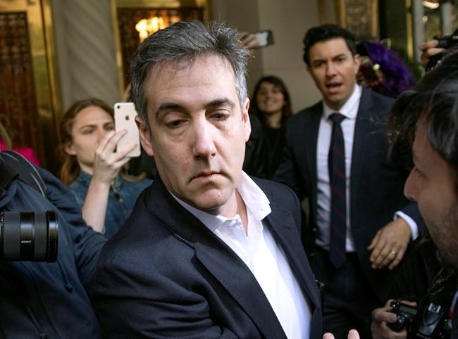 Ex-Trump lawyer Cohen to serve out prison sentence at home | iNFOnews.ca CP1945664936