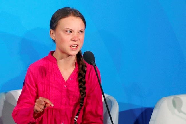 Swedish teen climate activist touring Dakotas reservations | iNFOnews.ca