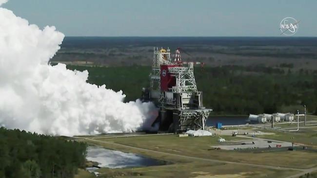 NASA completes engine test firing of moon rocket on 2nd try | iNFOnews.ca NASA completes engine test firing of moon rocket on 2nd try | iNFOnews.ca