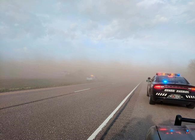 Nebraska dust storm triggers chain-reaction crash, 1 dead | iNFOnews.ca Nebraska dust storm triggers chain-reaction crash, 1 dead | iNFOnews.ca