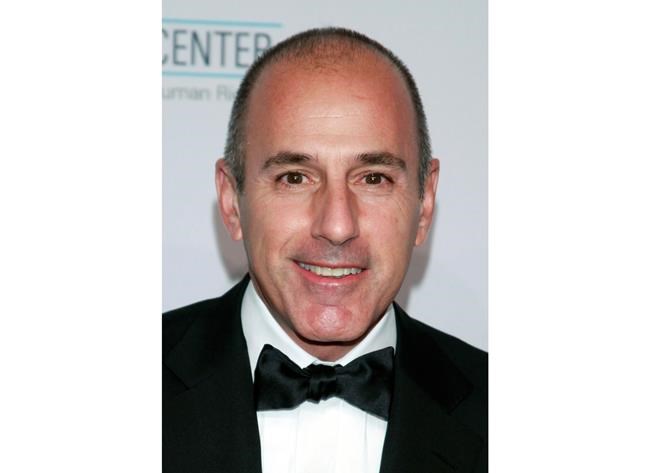 The Latest: Natalie Morales 'shocked' by Matt Lauer firing | iNFOnews.ca CP1180766215